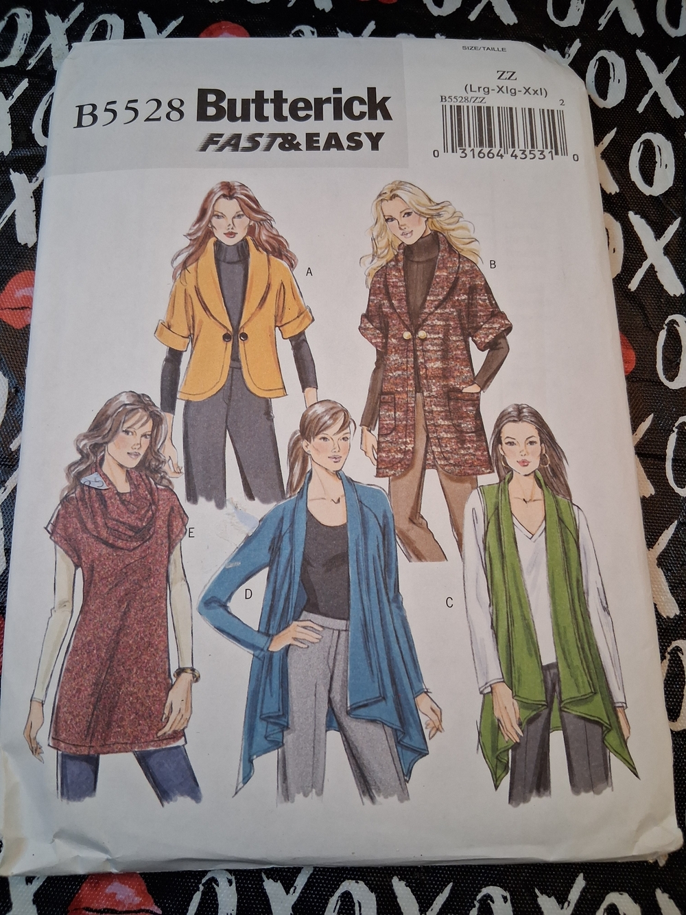 Butter B5528 Women's Sweater Pattern - Multi-Color Options